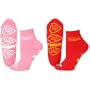 For Bare Feet Kansas City Chiefs Women's Slipper Socks (2 Pack) Size: Medium