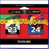 Lexmark 23/24 (18C1571) Return-Program Black/Color Ink Cartridges, 2/Pack