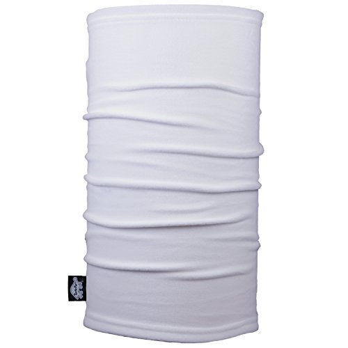 Turtle Fur Micro Fur Tube Neck Warmer, White, One Size