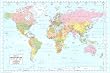 World Map Maps Poster Print, 36x24 College Poster Print, 36x24