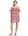 French Connection Women's Marina Ink Beach Off Shoulder,Bordeaux,Small