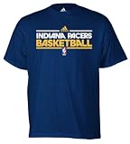 NBA Indiana Pacers Practice Short Sleeve Tee (Navy, Medium)
