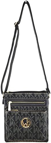 Wendy Keen Fashion Women Messenger Bag Ladies &amp; Girls Cross Body Travel Shoulder Purse Satchel Black