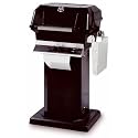 MHP Gas Grills JNR4DD Natural Gas Grill W/ SearMagic Grids On Black Patio Base