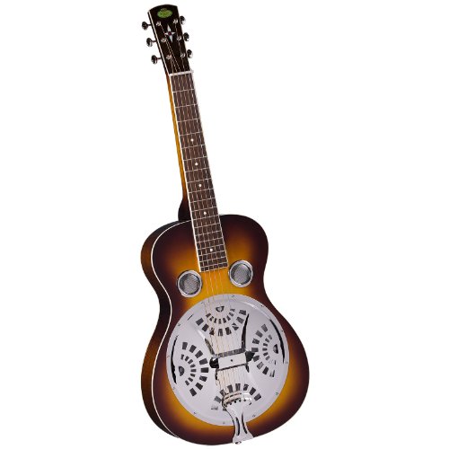 Regal Traditional Series Studio Resonator Guitar with Power Reflex Sound Chamber (Squareneck, Vintage Sunburst) On Sale