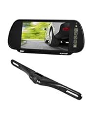 Car Audio or Theater: Pyle PLCM7400BT Rear View Backup Camera & Car Parking Monitor with Bluetooth + 7" Mirror Mount Display Screen - Sound Around