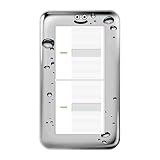 スイッチプレート カバー おもしろ はぐれスマイル ワイド型1連用