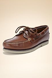 Blue Harbour Leather Lace up Boat Shoes with Freshfeet Silver Technology