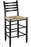 Carolina Ladder back Counter Stool, 24"BARSTOOL, BLACK