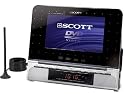 Scott DTX i770 HTV Tragbarer DVD-Player (7" LCD-Monitor, MPEG4/Xvid, DVB-T Tuner, USB, DVD-TV-Bilderrahmen, Radio Wecker) schwarz