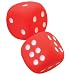 Pair of VOIT  Tuff Coated Foam Dice - Playground Equipment