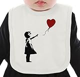 Banksy Balloon Girl ネクタイを有する有機ビブ Medium