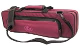 SKY "C" Flute Case with Shoulder Strap (Burgundy)