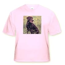 Chocolate Labrador Retriever - Toddler Light-Pink-T-Shirt (3T)