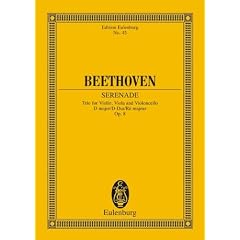 SERENADE D-DUR OP.8 : FUER STREICHTRIO, STUDIENPARTITUR