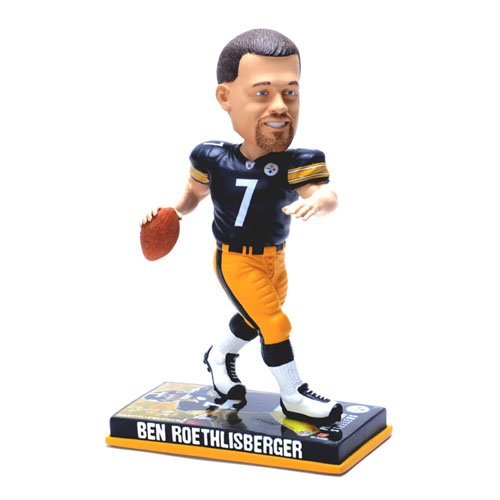 Pittsburgh Steelers Ben Roethlisberger Forever Collectibles Photo Base Bobble Head