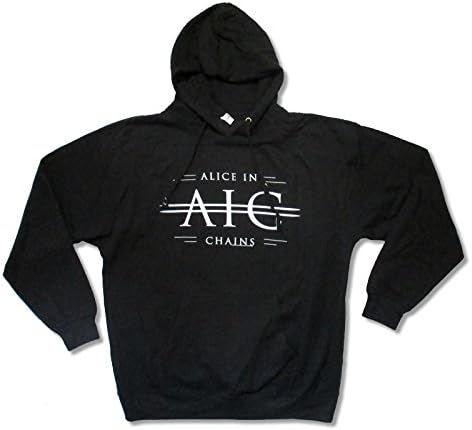 Alice In Chains A.I.C. Black Pull Over Hoodie Sweatshirt (2X)