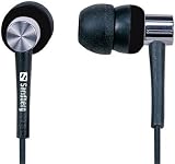 Sandberg Earphones with Inline Volume Control and 1.2m Cable