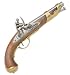 Napoleonic Flintlock Pistol Replica - Wood and Metal Replica Pirate Gun - Style Used ...