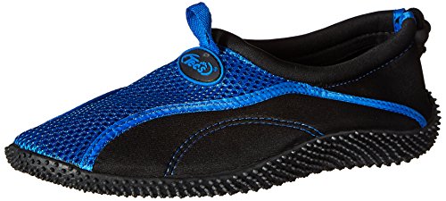 TECS Men's Aquasock Water Shoe, Royal/Black, 11 M US