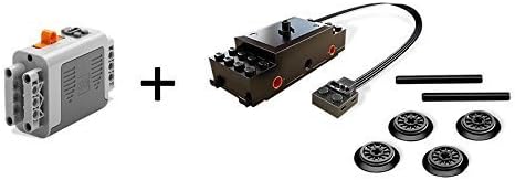 LEGO 88002 Technic Power Functions Train Motor &amp; 8881 Battery Box axles wheels by Todd E Toys LLC
