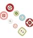 Vintage Hip Prestitched Buttons 8/Pkg-Gracen
