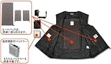 遠赤外線ヒーター内蔵型ベスト 【べスウォーマーDX：1着(Sサイズ)+バッテリー：2個セット】