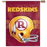 Washington REDSKINS NFL Retro HELMET FLAG or Banner New