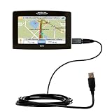 Classic Straight USB Cable for the Magellan Maestro 4250 with Power Hot Sync and Charge capabilities - Gomadic Brand w/ TipExchange Technology
