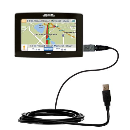 Classic Straight USB Cable for the Magellan Maestro 4210 with Power Hot Sync and Charge capabilities - uses Gomadic TipExchange Technology