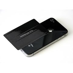 PIT-Mobile 干渉エラー防止シール ICカード収納型 iPhone ケース対応 「ピット・モバイル」/ブラック