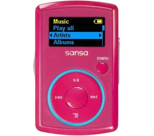 Sandisk SDMX11N-2048P-E70 MP3 Player Sansa Clip 2GB Pink