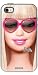 Coveroo 465-3574-BC-FBC Barbie - Heart Sunglasses Design on AT&T, Verizon and Sprint iPhone 4/4S Guardian Case - 1 Pack - Retail Packaging - Black