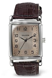 Collezione Rectangular Face Analogue Watch