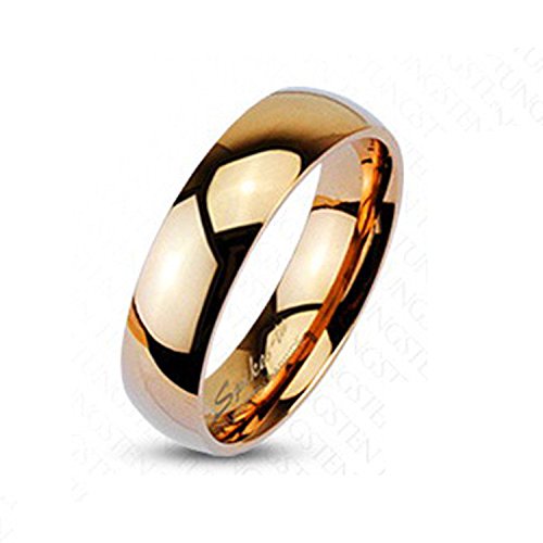 Rose Gold Tone Tungsten Carbide Men's Ring (Size13)