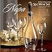 NAPA GRAPE WINE SET - NAPA COLLECTION 5 PIECE GRAPE ETCHED WINE SET with DECANTER and WINE GLASSES