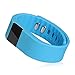 Nicequip TW64 Pedometer Smart Bracelet with Bluetooth & Calorie Counter for Android and iOS - Blue