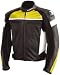 Belo MILANO Racingjacke, schwarz/gelb, Lederjacke, Gr.56