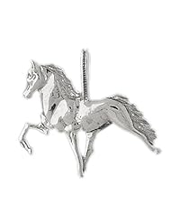 Clevereves 14K White Gold Pendant 3-D Horse 9 - Gram(s)