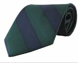 New Mens Green & Blue College Stripe Necktie
