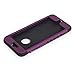 iPhone 6 Plus Case, oneCase™ Hybrid High Impact Heavy Duty Dual Layer Hard PC Outer Shell with Soft Rubber Inner Armor Defender Case Cover for Apple iPhone 6 Plus 5.5 inch Screen with Screen Protector & Stylus (3 Piece-Purple/Black)