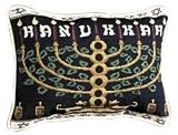 Hahukkah Tapestry Toss Pillow Holiday Decoration