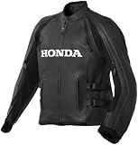 PARKER SYNERGIES OFFICIALLY LICENSED HONDA LEATHER PACIFICA JACKET BLACK WOMENS LADIES