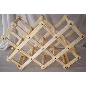 Expandable 8 pc wine rack by