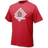 Nike St Louis Cardinals Red Heather Heritage Diamond T-shirt