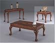 Ball & Claw Foot Design w/Nautilus Shell End Table By Coaster Furniture