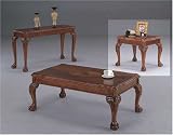Review Coaster Furniture 3073 / Ball & Claw Foot Design w/Nautilus Shell End Table By Coaster Furniture