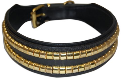 Dogs Kingdom Hundehalsband Marrakesch, schwarz, Gr. 3 x 40-45 cm