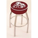 Mississippi State Bulldogs 25 Single-ring Swivel Bar Stool with 4 Thick Seat