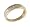 14K Yellow and White Gold Mix Round-cut Diamond Men & Women's Couple Ring Band (0.11 CTW., G-H Color, SI1-2 Clarity) size 4